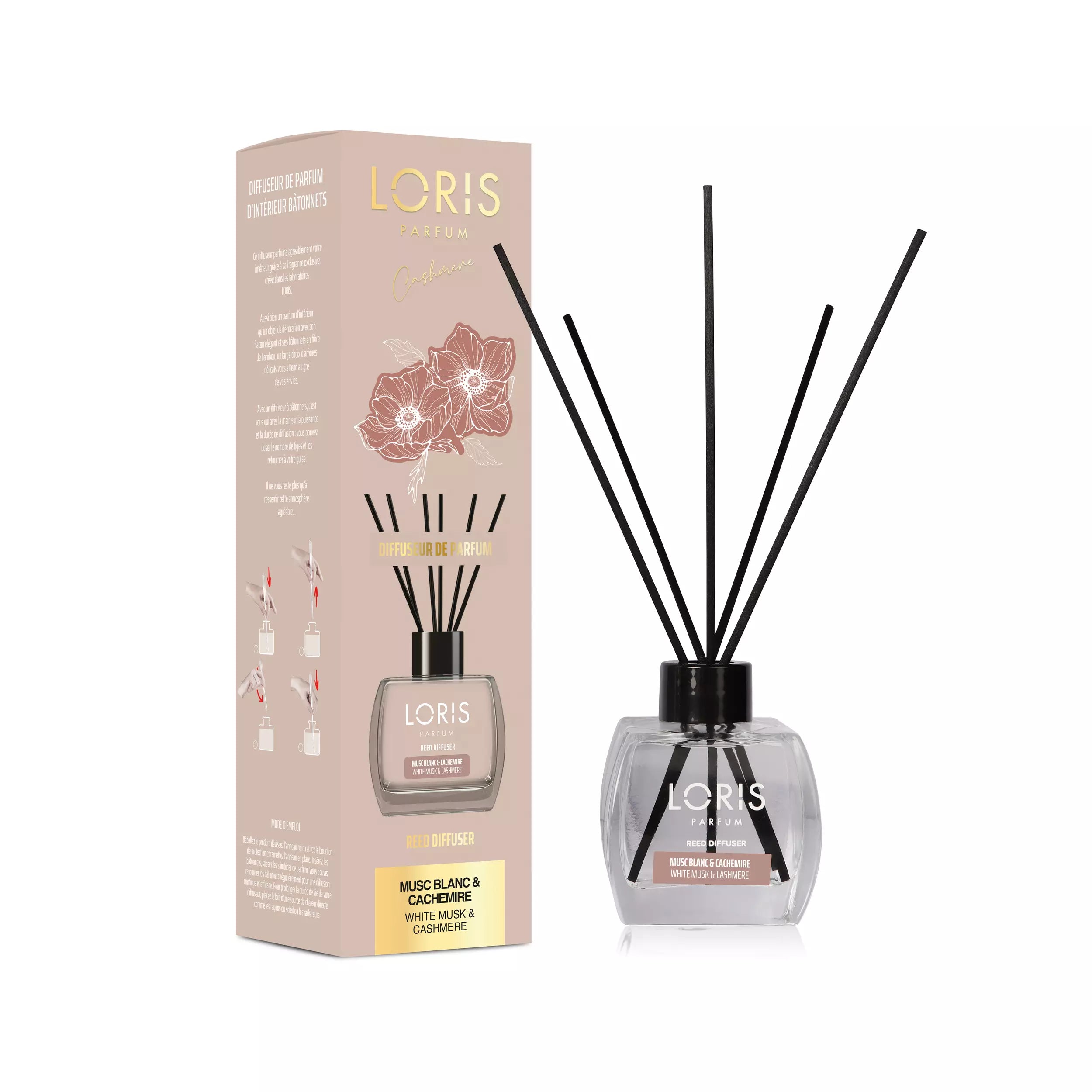 Diffuseur de parfum Musc Blanc & Cachemire 120ml