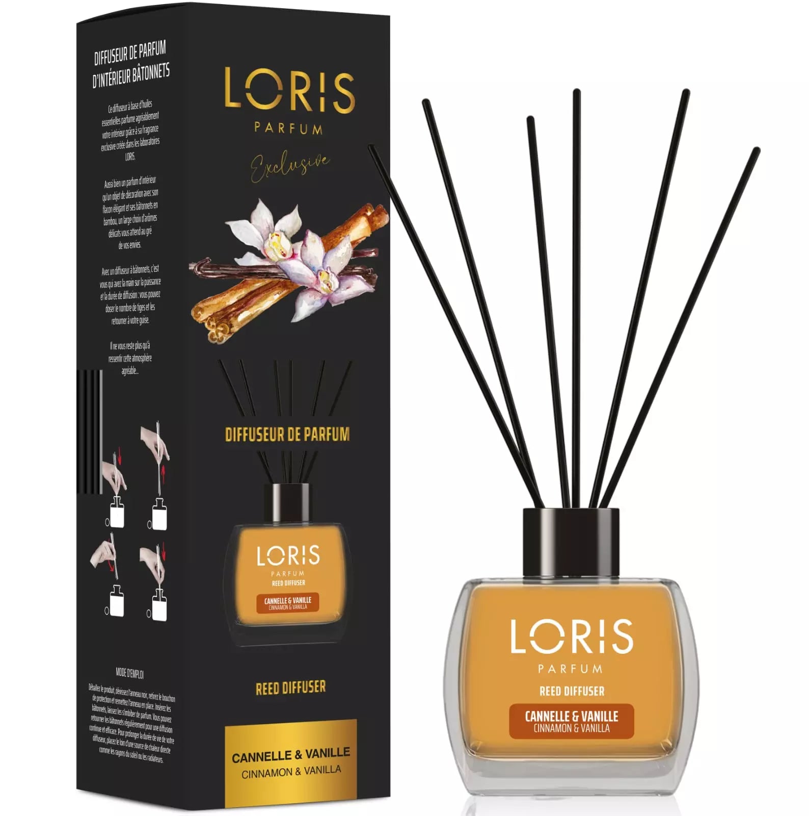 Diffuseur de parfum Cannelle Vanille 120ml