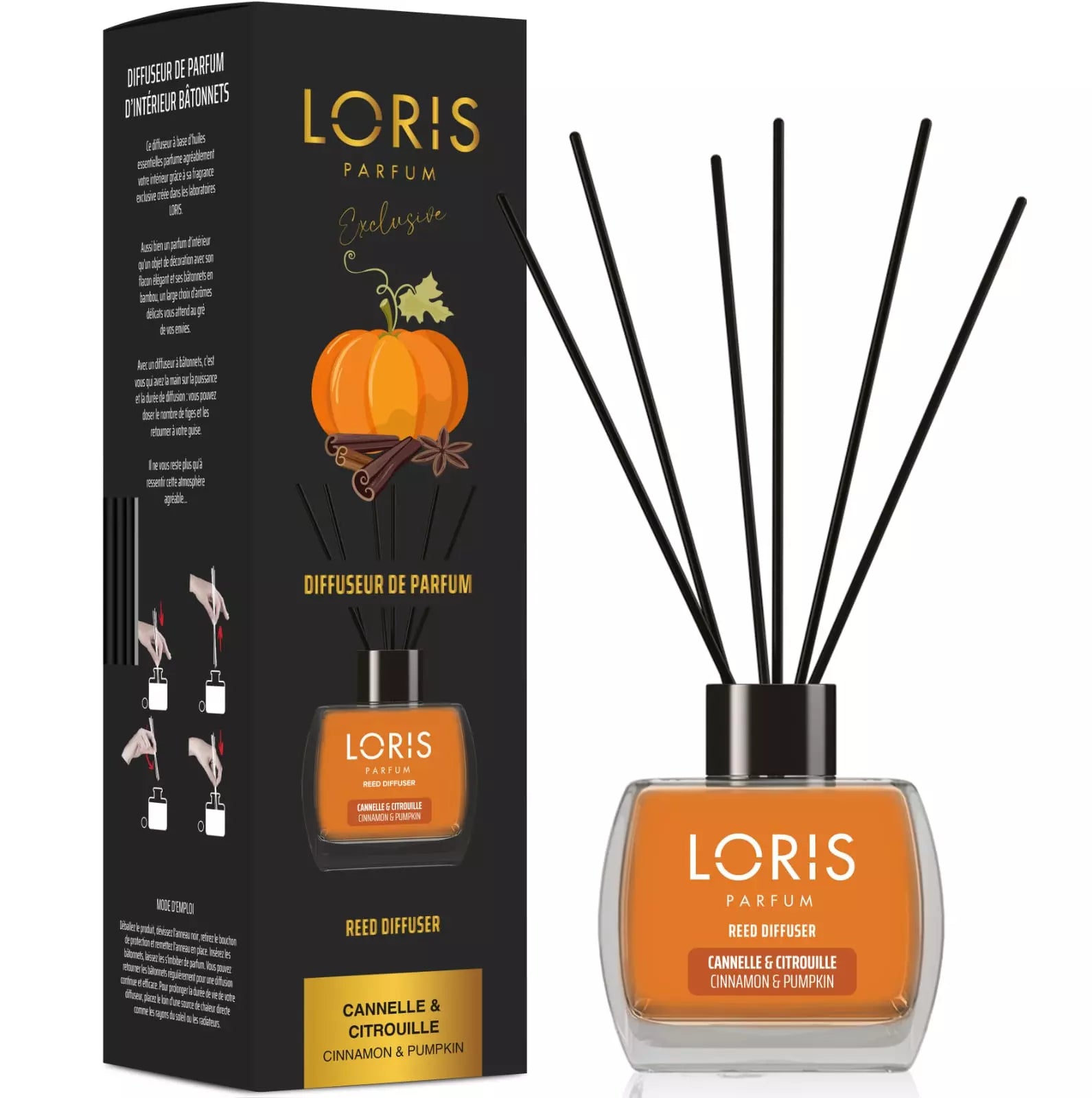 Diffuseur de parfum Cannelle Citrouille 120ml