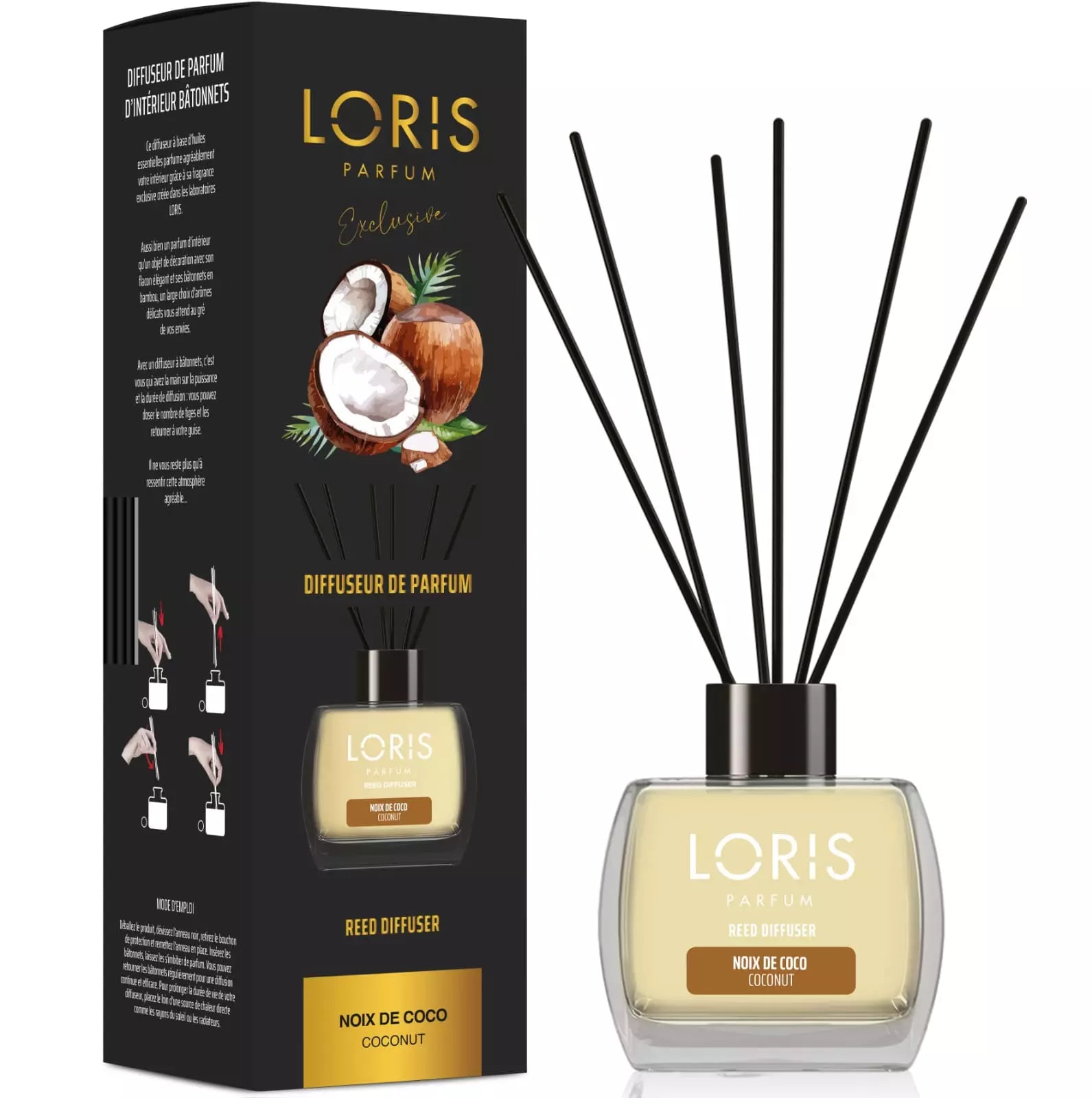 Diffuseur de parfum Noix de Coco 120ml