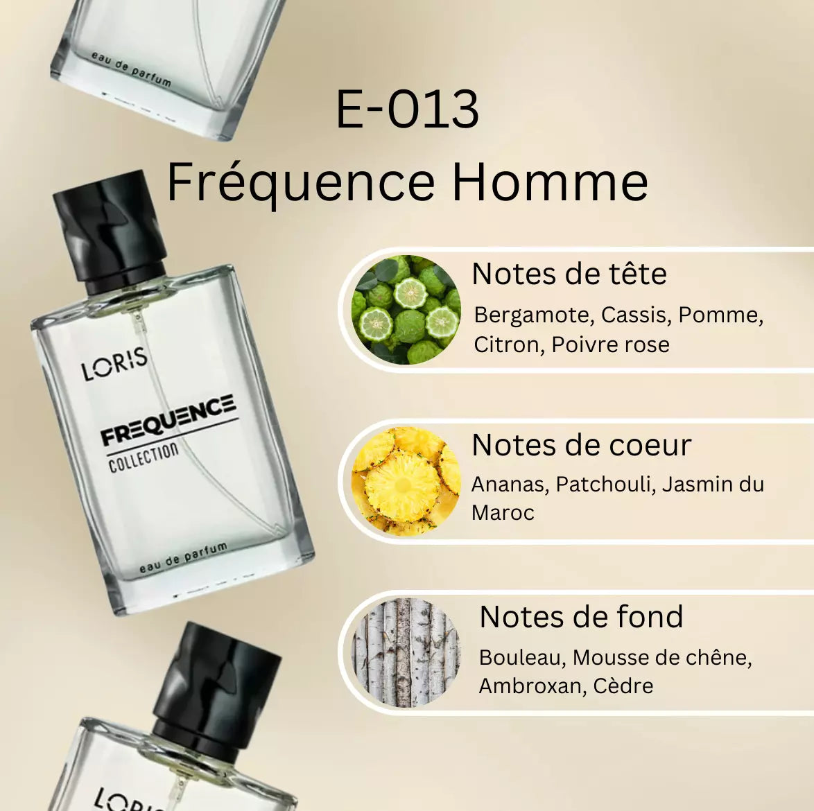 Fréquence E013 parfum homme 50ml