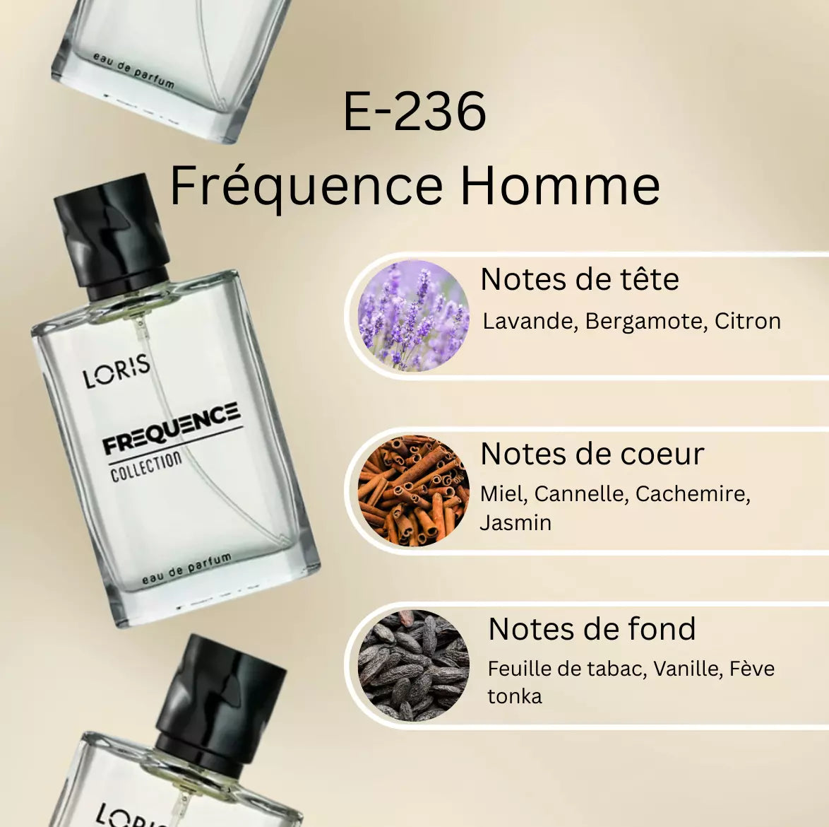Fréquence E236 parfum homme 50ml