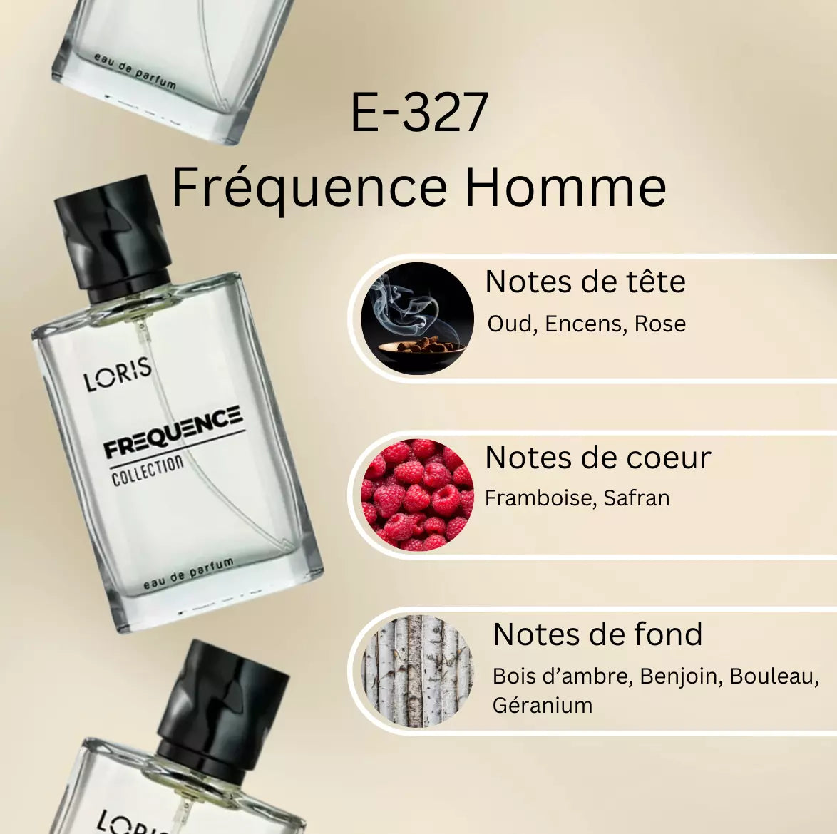 Fréquence E327 parfum homme 50ml