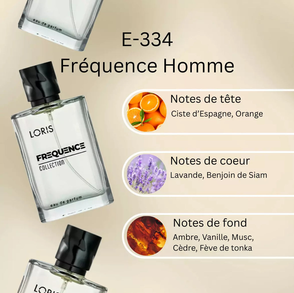 Fréquence E334 parfum homme 50ml