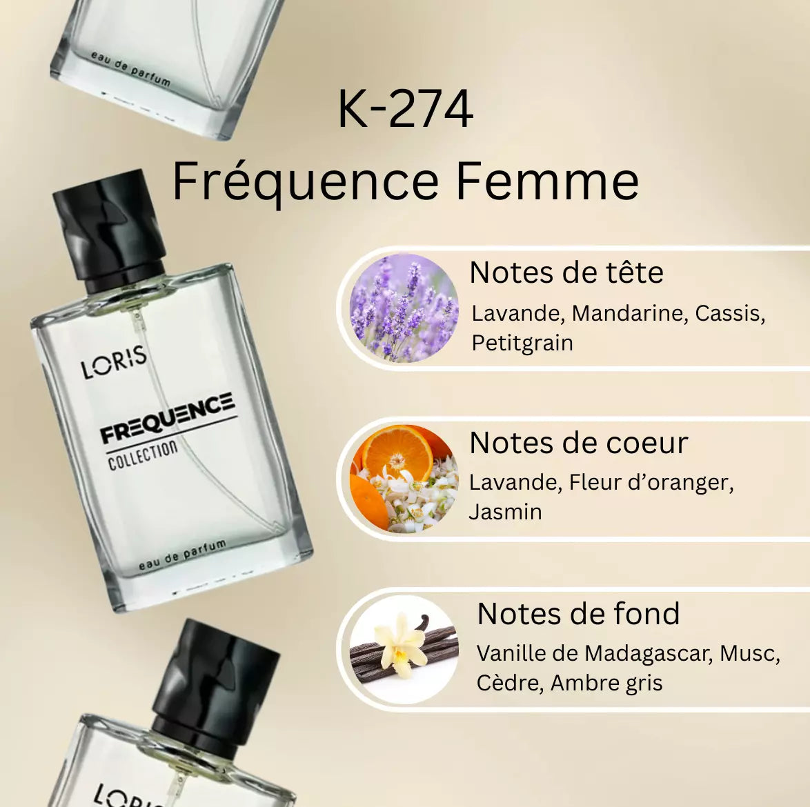 Fréquence K274 parfum femme 50ml