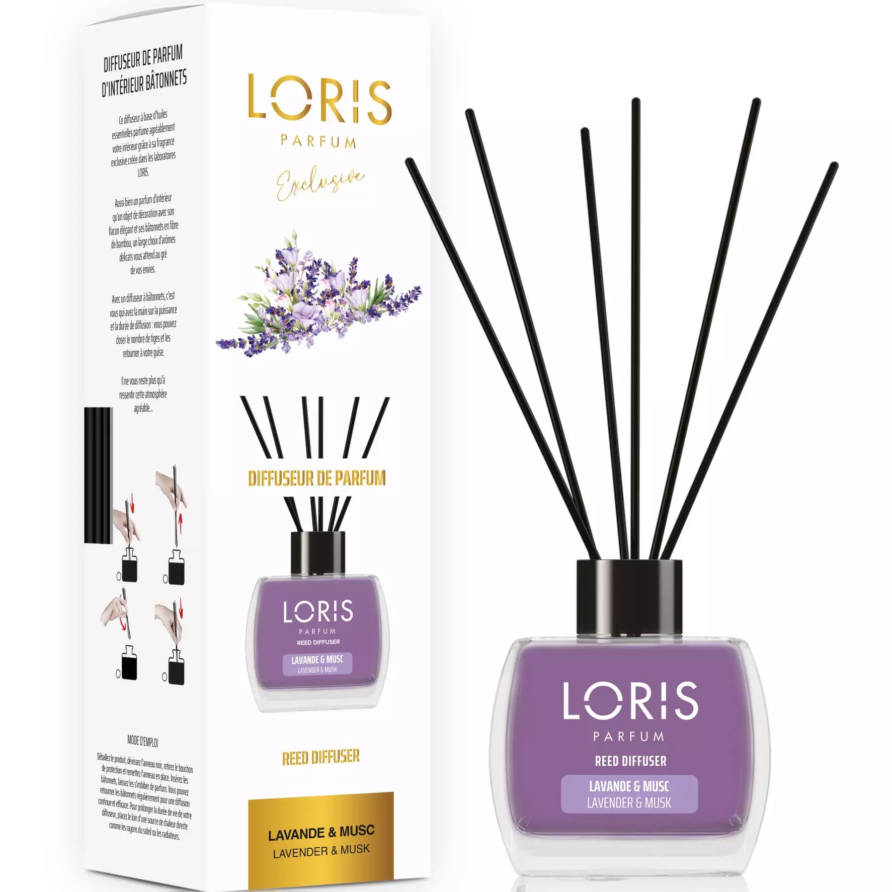 Diffuseur de parfum Lavande Musc 120ml