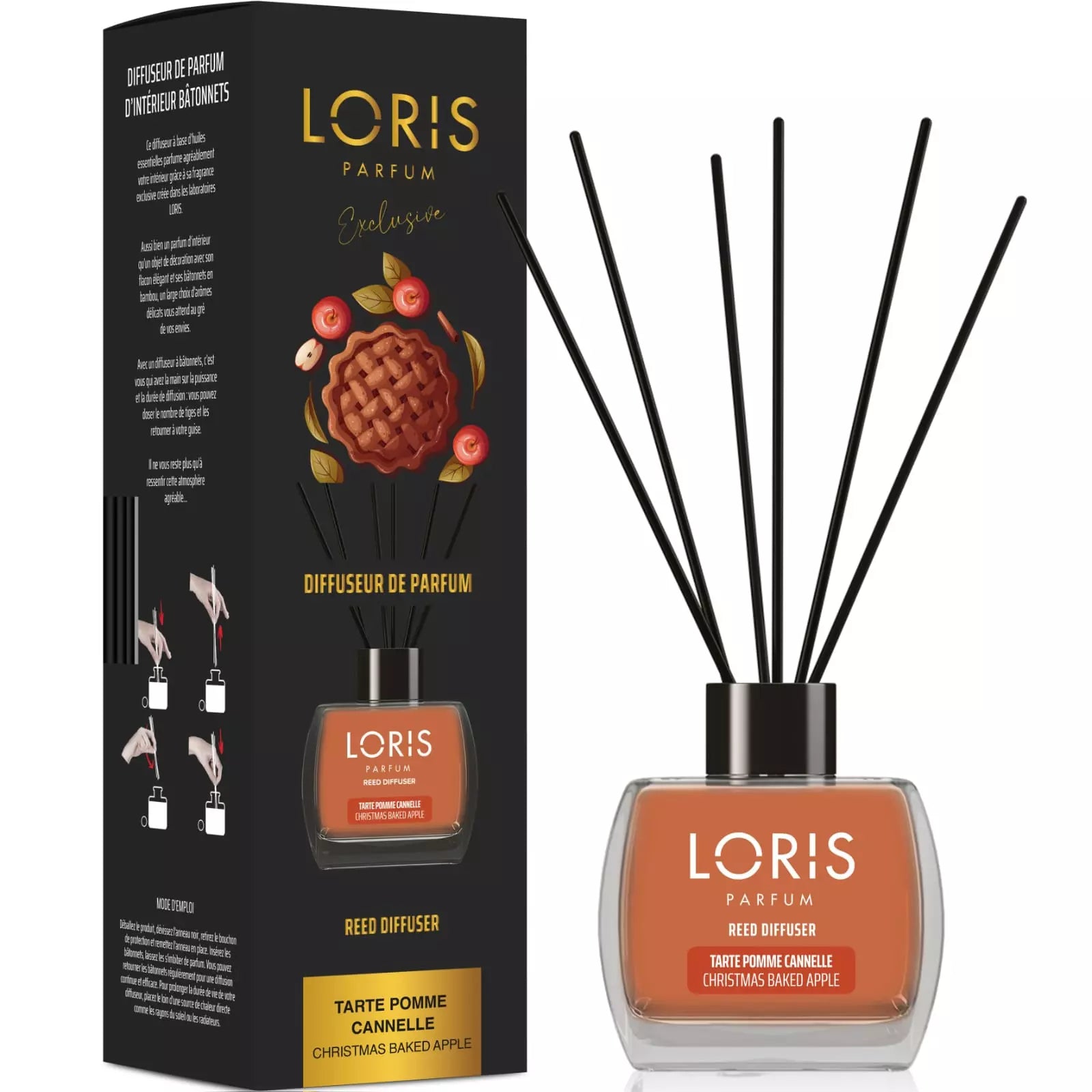 Diffuseur de parfum Tarte Pomme Cannelle 120ml