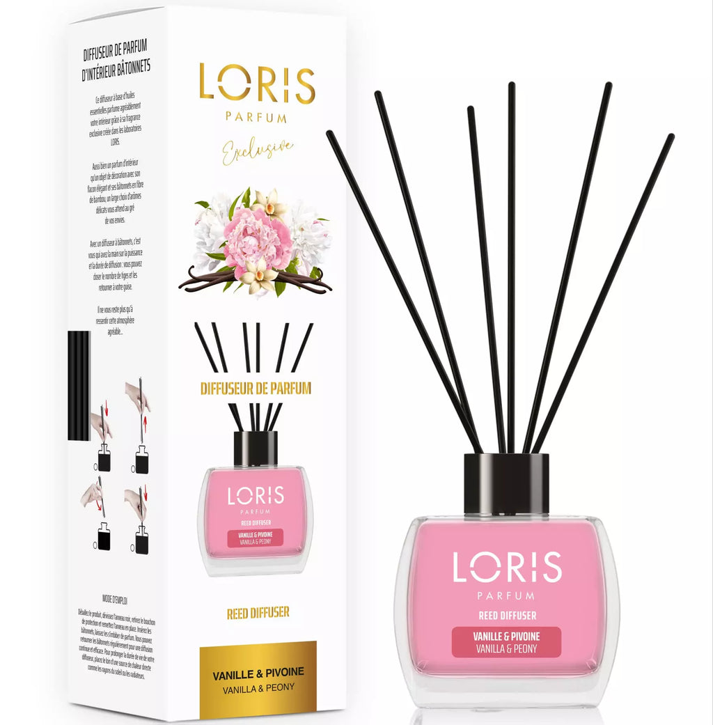 Diffuseur de parfum Vanille & Pivoine 120ml